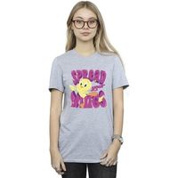 dessins animes camiseta tweeday spread your wings para mujer