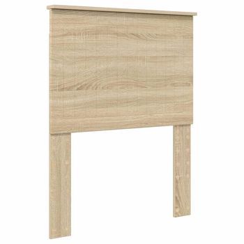 Cabecero，panel De Cabecero Con Cabecera Roble Sonoma 75 Cm Madera Contrachapada