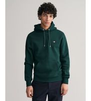 gant para hombre 2007058 sudadera con capucha shield verde s casual algodon manga larga