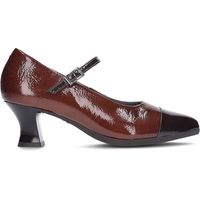 pitillos zapatos de tacon 11683 marron para mujer