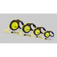 flexi new classic neon correa extensible talla s - 5 m - amarillo