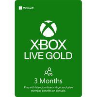 microsoft xbox live gold membership 3 month subscription gold