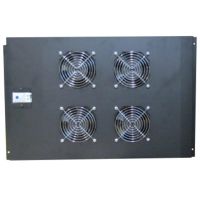 unidad de ventilacion wp wpn-acs-n080-4 para rack 800mm con 4 ventiladores y termostato