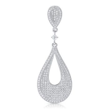 Colgante de plata 925 en forma de gota