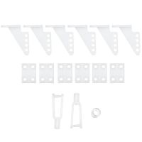 6pcs volantexrc asw28 asw-28 v2 planeador rc inclinado pieza de repuesto cuerno servo