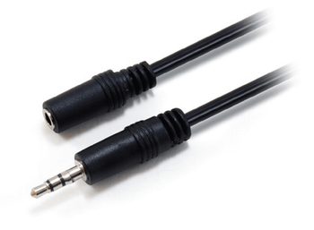 CABLE AUDIO MINI JACK 3.5MM MACHO-HEMBRA 2.5METROS EQUIP