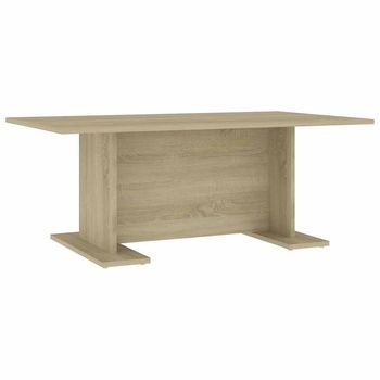 Mesa De Café - Mesa De Centro Madera Contrachapada Roble Sonoma 103,5x60x40 Cm