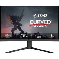 msi optix g24c4 full hd 24 curved led gaming monitor - black black