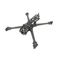 flyfish fifty5 255mm distancia entre ejes 5mm brazo tipo x verdadero de 55 pulgadas kit de marco para drones de carrera