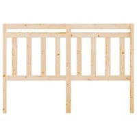 cabecero cama mueble de dormitorio de cama madera maciza de pino 146 x 4 x 100 cm marron m020004998