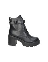 botines con tacon mustang saba negros para mujer 41