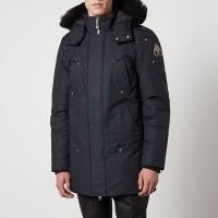 moose knuckles original stirling cotton and nylon-blend parka jacket - l