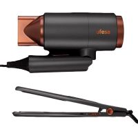 ufesa my glamour pack secador 2200w  plancha ceramica negros