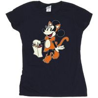 disney camiseta cat trick or treat para mujer