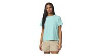 camiseta tecnica columbia sun trek ii azul para mujer