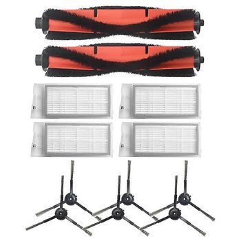 12 Piezas Compatibles Con Eve Plus Robot Aspirador Cepillo Principal Filtro Hepa Cepillo Lateral Accesorios De Repuesto