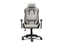 silla gaming - trust gxt723 ruya reposabrazos 3d respaldo ajustable hasta 150 kg 5 ruedas beige