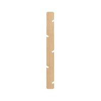 perchero de pared de pino macizo 100 cm barnizado