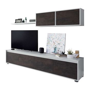 Mueble Salón Alida Moderno Con Almacenamiento Funcional