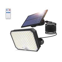 paquete de luces solares ultra autrucker con sensor de movimiento 360 y mando a distancia