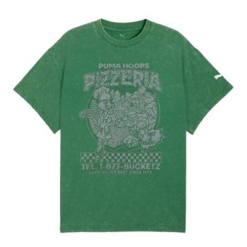 Camiseta Puma Hoops x Tortugas Ninja verde