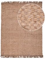 alfombra de yute sakira beige 160x230 cm