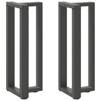 patas para consola en forma de t 2 unidades antracita 25 x 28 x 72-73 cm acero vidaxl