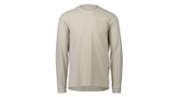 jersey beige claro con cuello redondo poc poise
