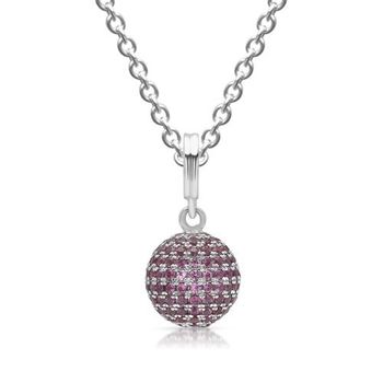 Cadena ancla pulida plata incl. colgante