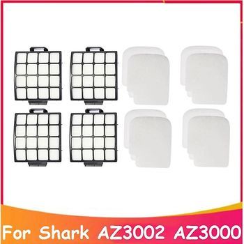 12 Filtros Hepa Lavables De Algodón De Repuesto Para Aspiradora Shark Az3002 Az3000 ~ 11945