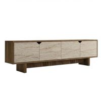 soporte de tv de madera istemi 180 x 30 x 50 cm - nogal