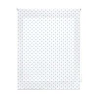 estor enrollable infantil - estor infantil tamano 160x180 - estor enrollable color blanco con estrellas celeste  blindecor