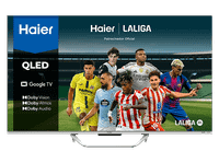 tv qled 55 - haier q8 series h55q800ux smart google tv hdr 4k direct led dolby atmos-vision gaming 120 hz negro
