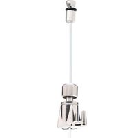 kit cuelga cuadros profesional - express nylon  altura regulable  soporta 15 kg  sistema auto-freno  instalacion sin escalera  compatible con