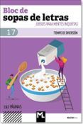 bloc de sopas de letras 17