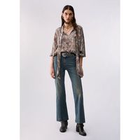 liu jo jeans jeans flare con botones joya para mujer