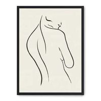 cuadro woman line art xiv