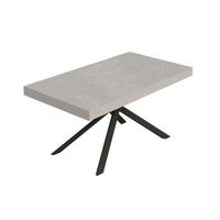 mesa extensible niket cachemir 160264x90 cm con patas antracita