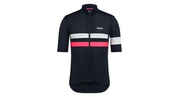 Maillot de manga corta rapha para hombre azul plata rosa