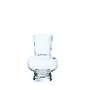 Jarrón decorativo de vidrio transparente h20