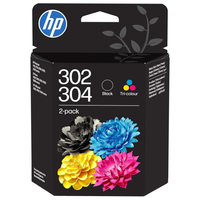hp 302  304 3jb05ae negro  color tricolor pack de 2 cartuchos de tinta originales  compatible con impresoras de inyeccion de tinta hp deskjet 1110 2130 2620 2622 2630 2632 2633 2634 3630
