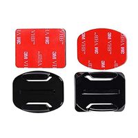 casco camara adhesivos 4pcs adhesivo de montaje para camara accesorio de camara curvo pegatinas 3m paracamaras de accion
