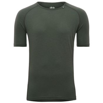 dhb Men's Merino Short Sleeve Base Layer (M_150), Khaki