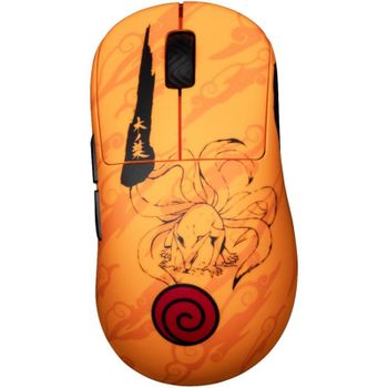 Ratón Konix Naruto 80389000014 Inalámbrico USB-C 26000 DPI Naranja RGB 7 Botones