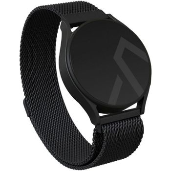 Bransoleta Swissten Metal Mesh Band 22 mm Negro