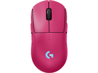 raton gaming - logitech g pro 2 lightspeed bluetooth inalambrico 44000 ppp ambidiestro botones personalizables conmutadores lightforce magenta