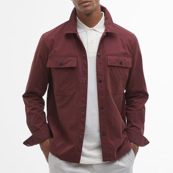 Barbour International Rocco Brushed Canvas Overshirt - M