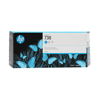 hp designjet 738 cartucho cian 300ml