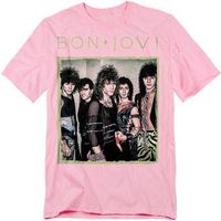 bon jovi camiseta tv21604 para hombre