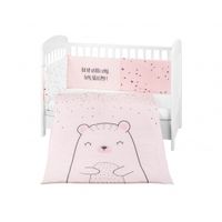 juego de cama 2 piezas estilo ue 60120 bear with me rosa
